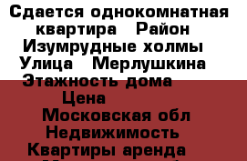 Сдается однокомнатная квартира › Район ­ Изумрудные холмы › Улица ­ Мерлушкина › Этажность дома ­ 24 › Цена ­ 25 000 - Московская обл. Недвижимость » Квартиры аренда   . Московская обл.